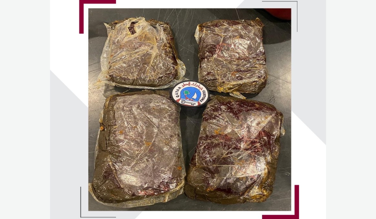 Qatar Customs Foils Hashish Smuggling In Travelers Bag